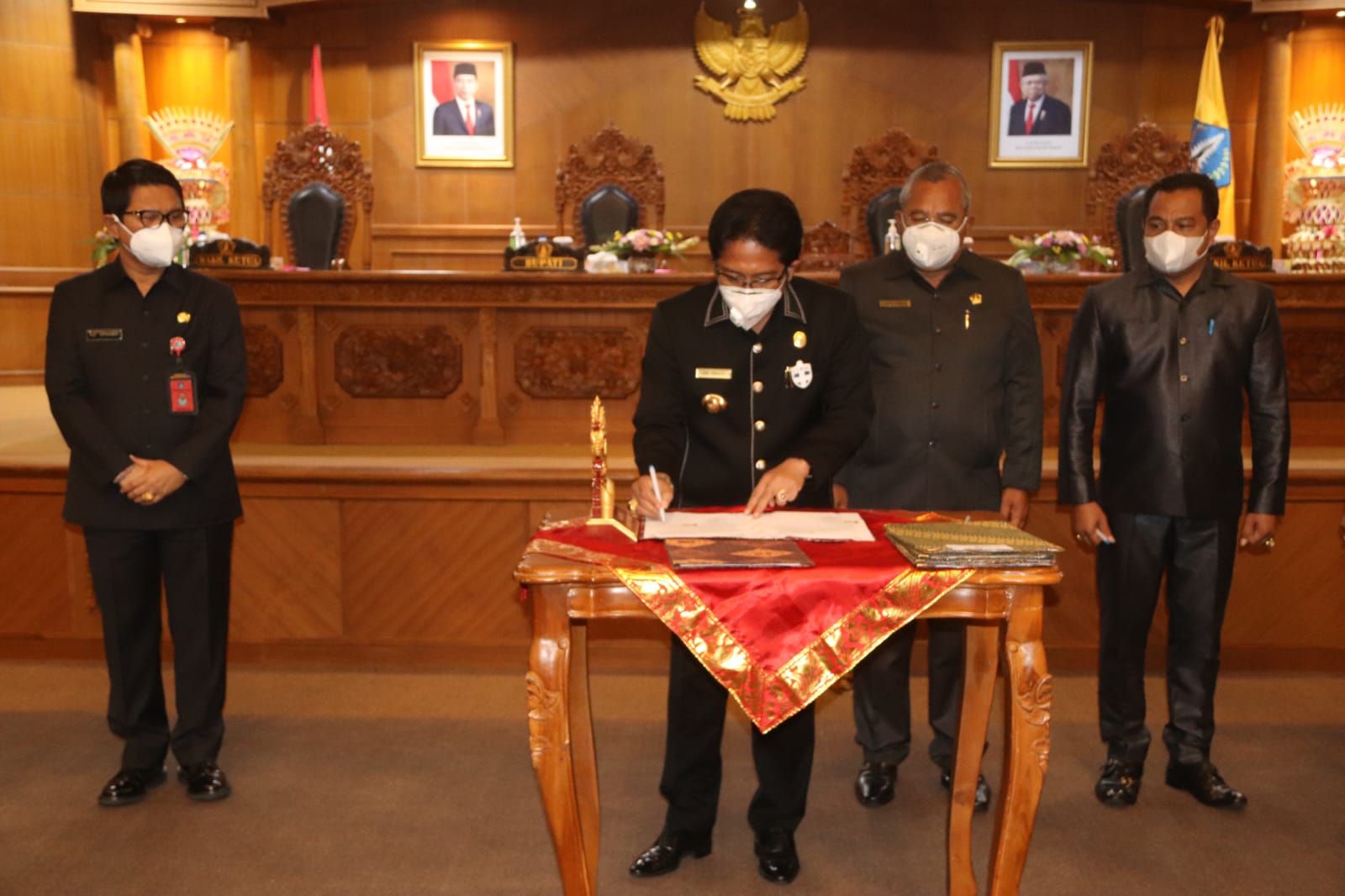 podiumnews.com-Pemkab-DPRD Badung Tetapkan Perubahan KUPA, PPAS dan Perubahan ABPD 2021